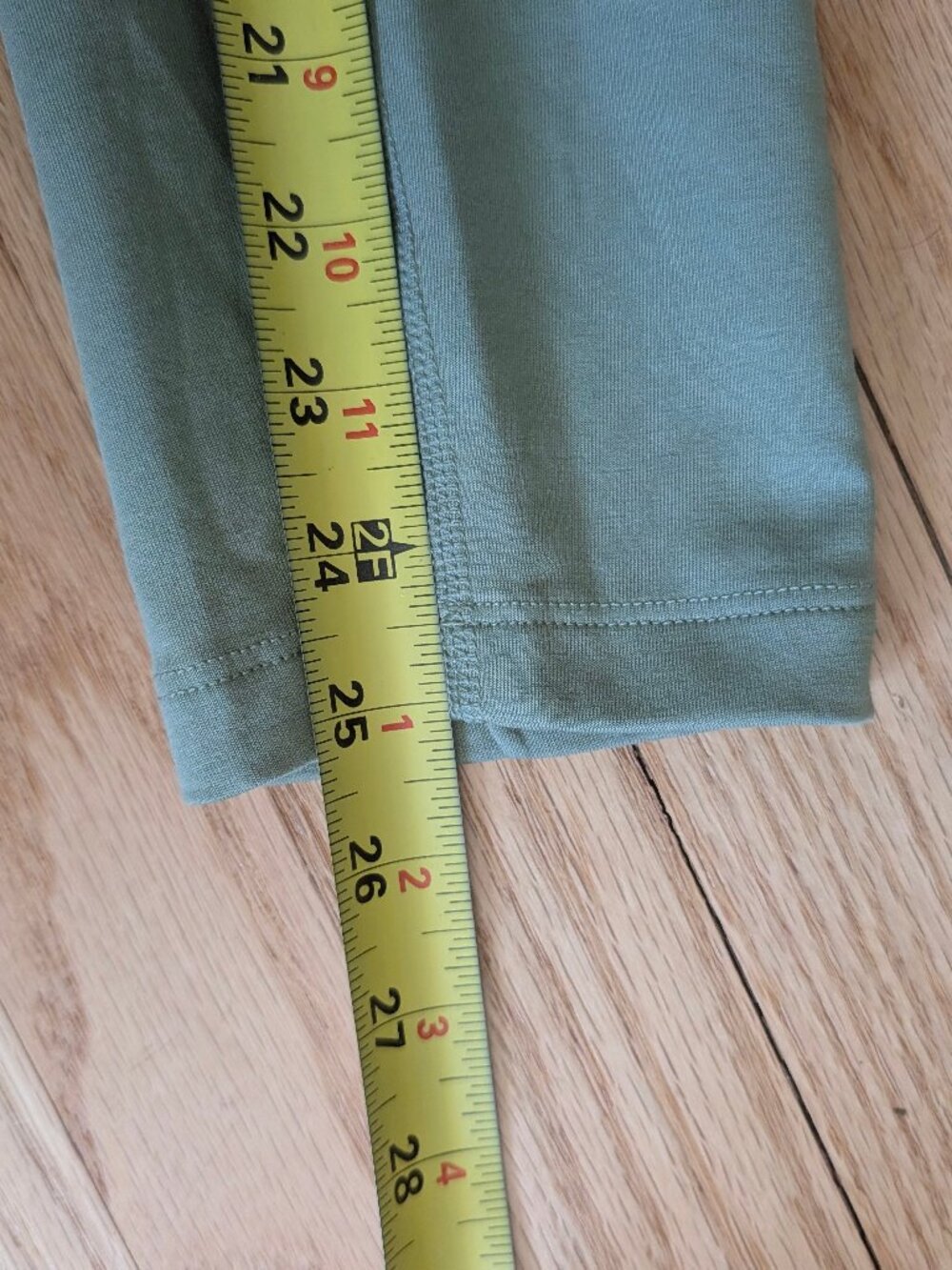 EUC Nike High Waisted 7/8 Medium Leggings cropped ankle running yoga pants Green - Picture 11 of 11